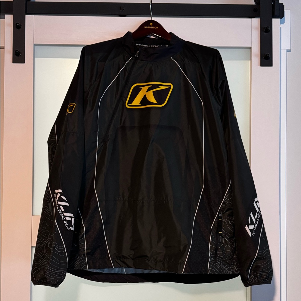 Klim Jacket Windbreaker Lightweight Technical Vented 1/4 Zip